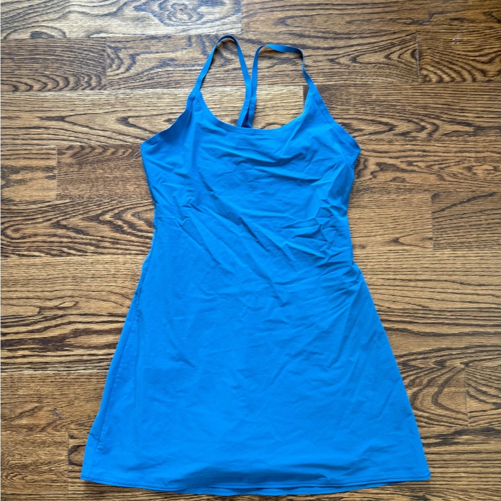 Outdoor Voices Teal Blue Exercise Dress